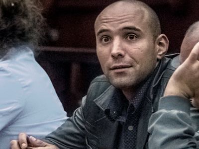 Омоновец Игорь Тарасов на суде по "болотному делу". Фото: Медиазона Омоновец Игорь Тарасов на суде по "болотному делу". Фото: Медиазона