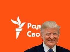 Дональд Трамп на "Радио Свобода". Фото: t.me/LastOfRus